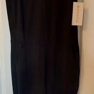 Athleta Brooklyn Jumpsuit Black size 8 new with tags